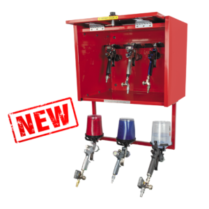 Automotive Paint Gun Storage